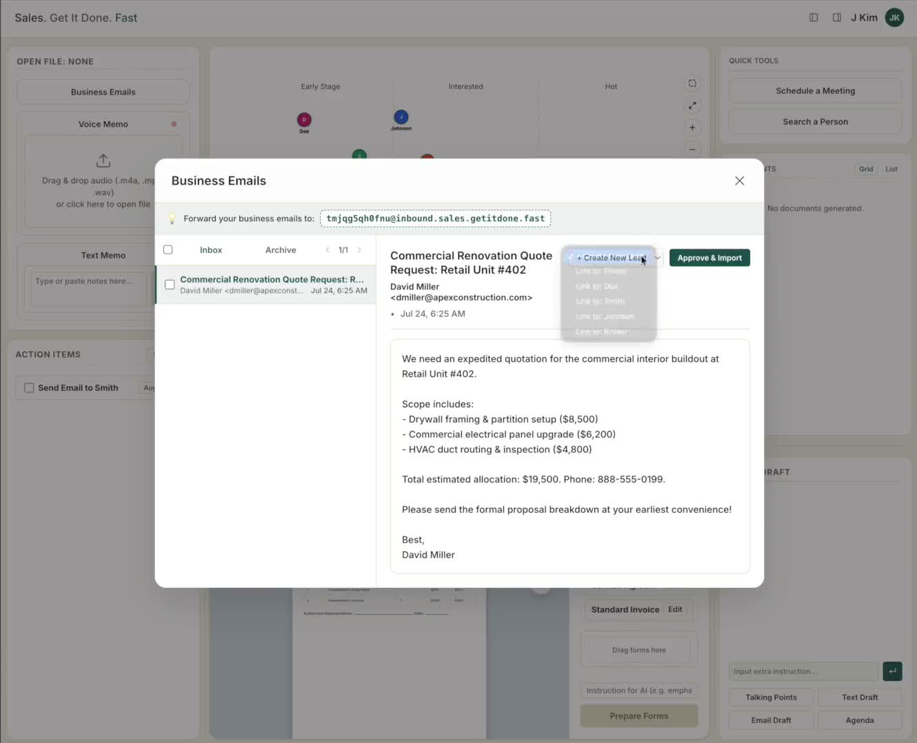Instant voice and text capture