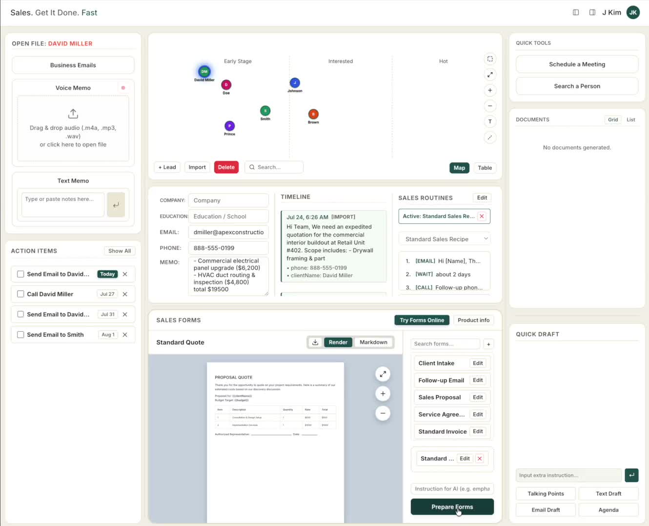 Generate proposals in seconds